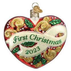 Item 425574 2023 First Chrimstmas Heart