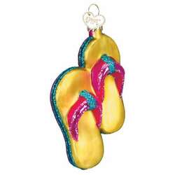 Item 425579 Yellow Flip Flops Ornament