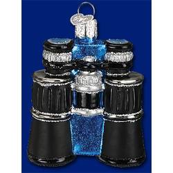 Item 425612 Black/Silver/Blue Binoculars Ornament