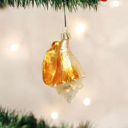 Item 425654 Golden Seashell Ornament