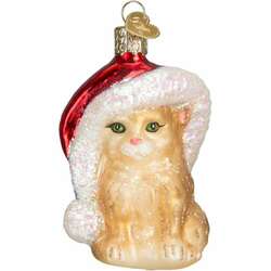 Item 425680 Santa's Kitten Ornament
