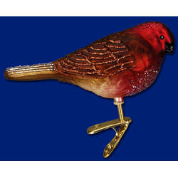 Item 425734 Holiday Finch Clip-On Ornament