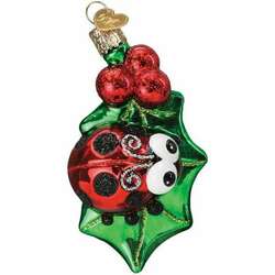 Item 425742 Holly Ladybug Ornament
