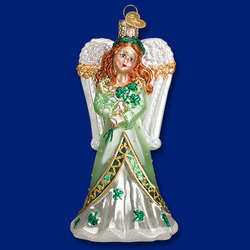 Item 425782 Irish Angel Ornament