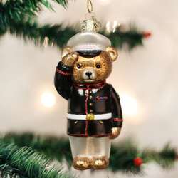 Item 425784 thumbnail Marines Bear Ornament
