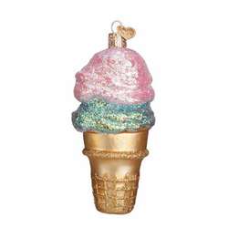 Item 425885 thumbnail Double Dip Ice Cream Cone Ornament