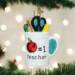 Item 426062 #1 Teacher Mug Ornament