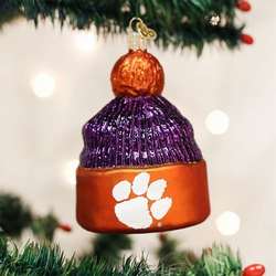 Item 426107 Clemson University Tigers Beanie Ornament