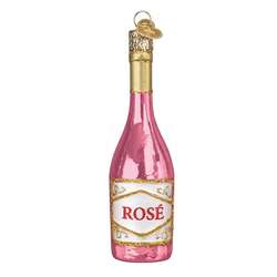 Item 426140 Rose Wine Ornament