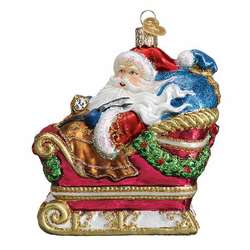 Item 426164 Santa In Sleigh Ornament