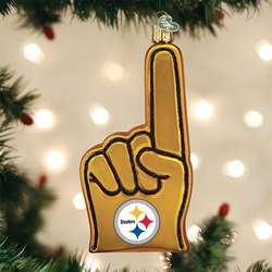 Item 426184 Pittsburgh Steelers Foam Finger Ornament