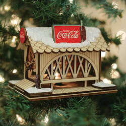 Item 426219 thumbnail Covered Bridge Coke Ornament