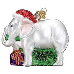 Item 426227 White Elephant Ornament