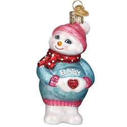 Item 426250 thumbnail Expectant Snowlady Ornament