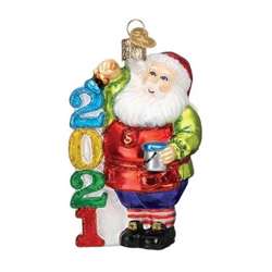 Item 426284 2021 Santa Ornament