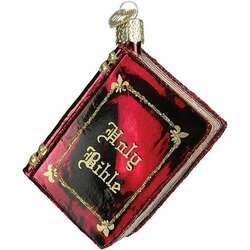 Item 426309 Red Bible Ornament