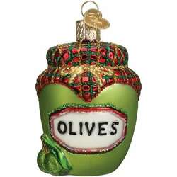 Item 426315 Jar Of Olives Ornament
