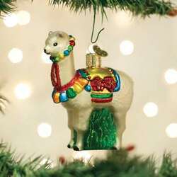 Item 426368 Festive Alpaca Ornament
