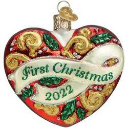 Item 426398 2022 First Christmas Heart