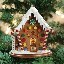 Item 426405 Hansel And Gretyl Gingerbread House Ornament