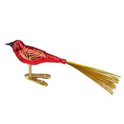 Item 426415 Red Lovebird Ornament