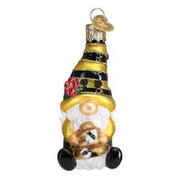 Item 426418 Bee Happy Gnome Ornament