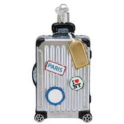 Item 426424 Rolling Suitcase Ornament