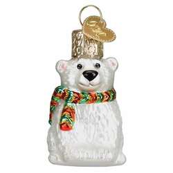 Item 426454 Mini Polar Bear Gumdrop Ornament
