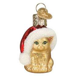 Item 426456 thumbnail Mini Santa's Kitten Gumdrop Ornament