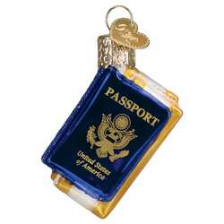Item 426484 Mini Passport Ornament