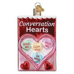Item 426495 Conversation Hearts Candy Ornament