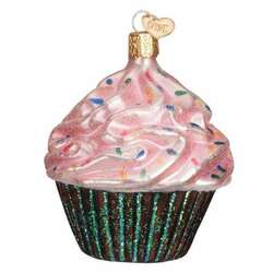 Item 426617 thumbnail Pink Chocolate Cupcake Ornament