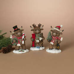 Item 431063 thumbnail Holiday Highland Cow Figure