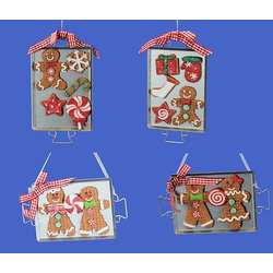 Item 431167 Gingerbread/Sugar Cookies On Baking Sheet Ornament