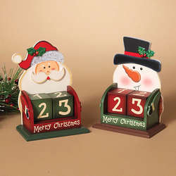 Item 431182 Merry Christmas Blocks Countdown Calendar