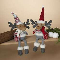 Item 431201 Holiday Moose Shelf Sitter