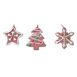 Item 431228 Gingerbread Star/Christmas Tree/Snowflake Ornament