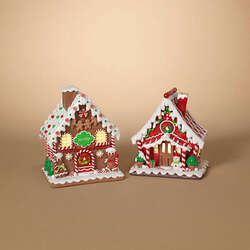 Item 431340 Lighted Holiday Gingerbread House