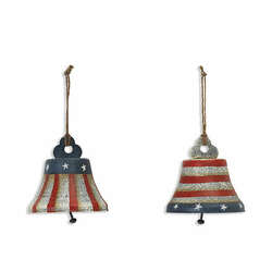 Item 431406 Americana Bell Ornament