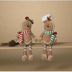 Item 431446 thumbnail Plush Gingerbread Man Shelf Sitter