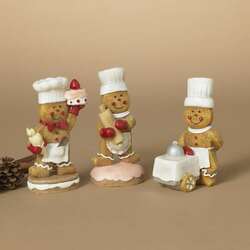 Item 431451 thumbnail Gingerbread Man Chef Figure