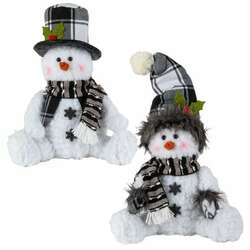 Item 431460 thumbnail Black/White Plaid Snowman