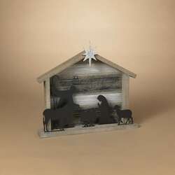 Item 431461 thumbnail Wood And Metal Nativity Scene