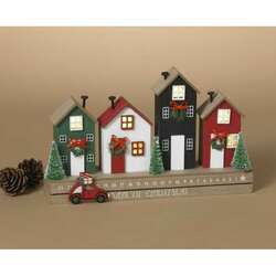 Item 431468 Lighted Row House Countdown Calendar