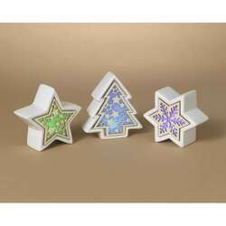 Item 431469 Lighted Tabletop Star/Tree/Snowflake
