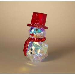 Item 431471 thumbnail Lighted Holographic Snowman Figure