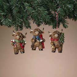 Item 431478 thumbnail Holiday Highland Cow Ornament