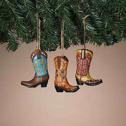 Item 431483 thumbnail Holiday Western Cowboy Boots Ornament