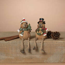 Item 431488 Holiday Capybara Shelf Sitter