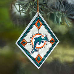 Item 432105 Miami Dolphins Diamond Ornament